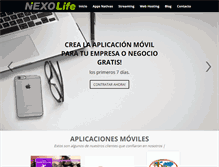 Tablet Screenshot of nexolife.net